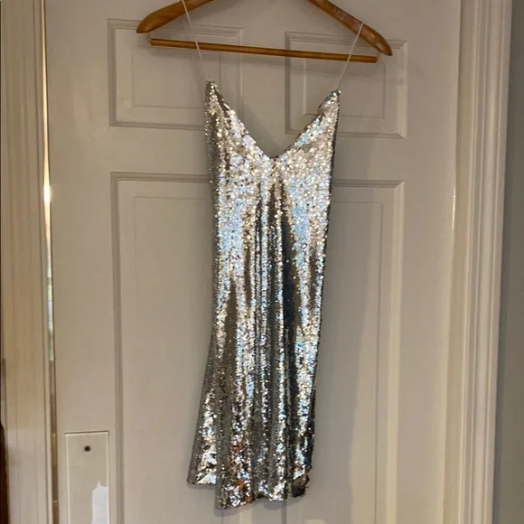 Pretty Little Thing Silver Sequin Dress White Dresses With Sequins PrettyLittleThing USA Pretty Little Thing Silver Sequin Dress White Dresses With Sequins PrettyLittleThing USA